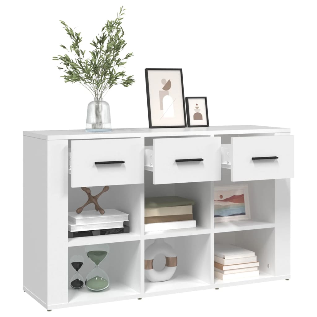 Buffet Blanc 100x30x59,5 cm Bois d'ingénierie - XIOS