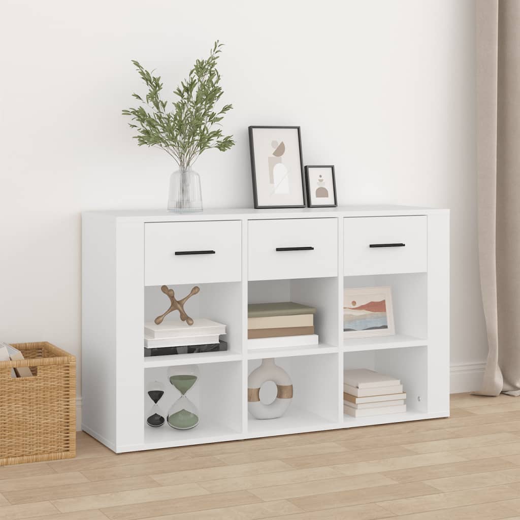 Buffet Blanc 100x30x59,5 cm Bois d'ingénierie - XIOS