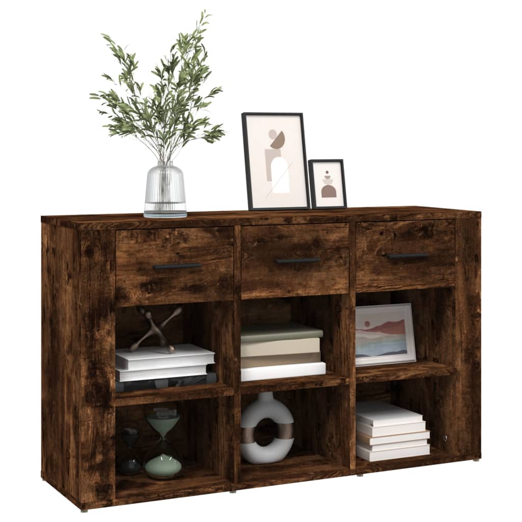 Buffet Chêne fumé 100x30x59,5 cm Bois d'ingénierie - XIOS