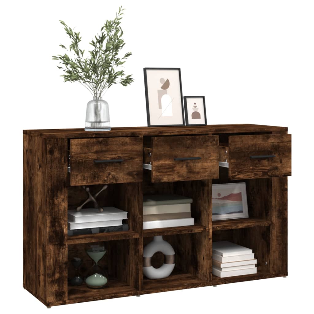 Buffet Chêne fumé 100x30x59,5 cm Bois d'ingénierie - XIOS