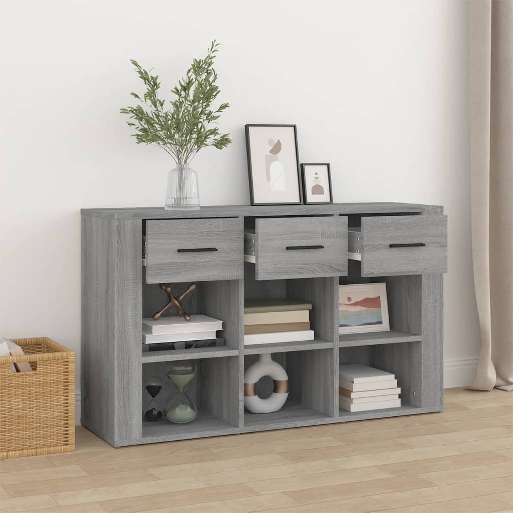 Buffet Sonoma gris 100x30x59,5 cm Bois d'ingénierie - XIOS