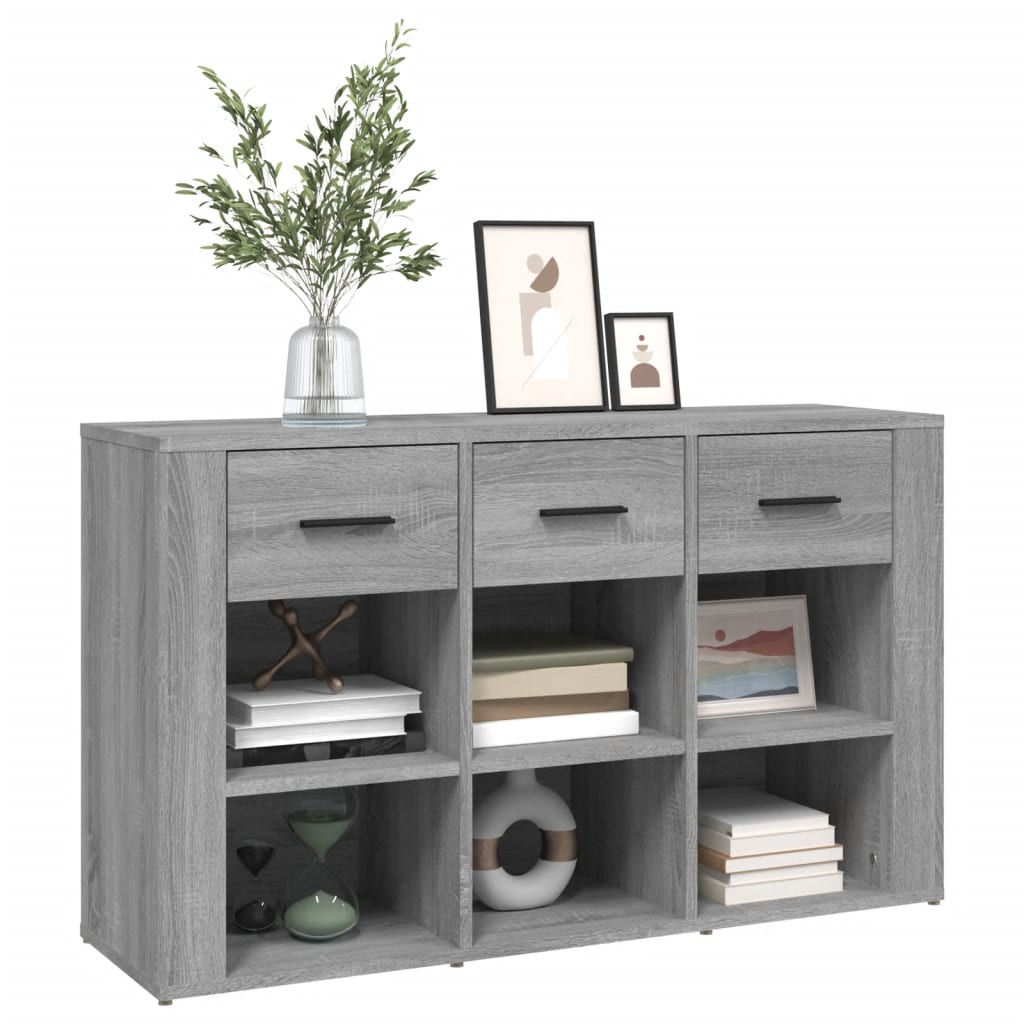 Buffet Sonoma gris 100x30x59,5 cm Bois d'ingénierie - XIOS