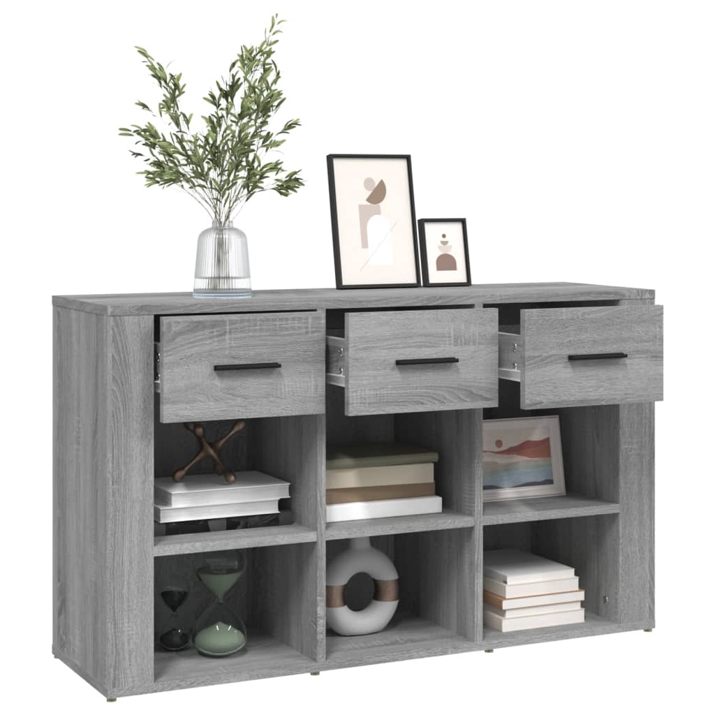 Buffet Sonoma gris 100x30x59,5 cm Bois d'ingénierie - XIOS