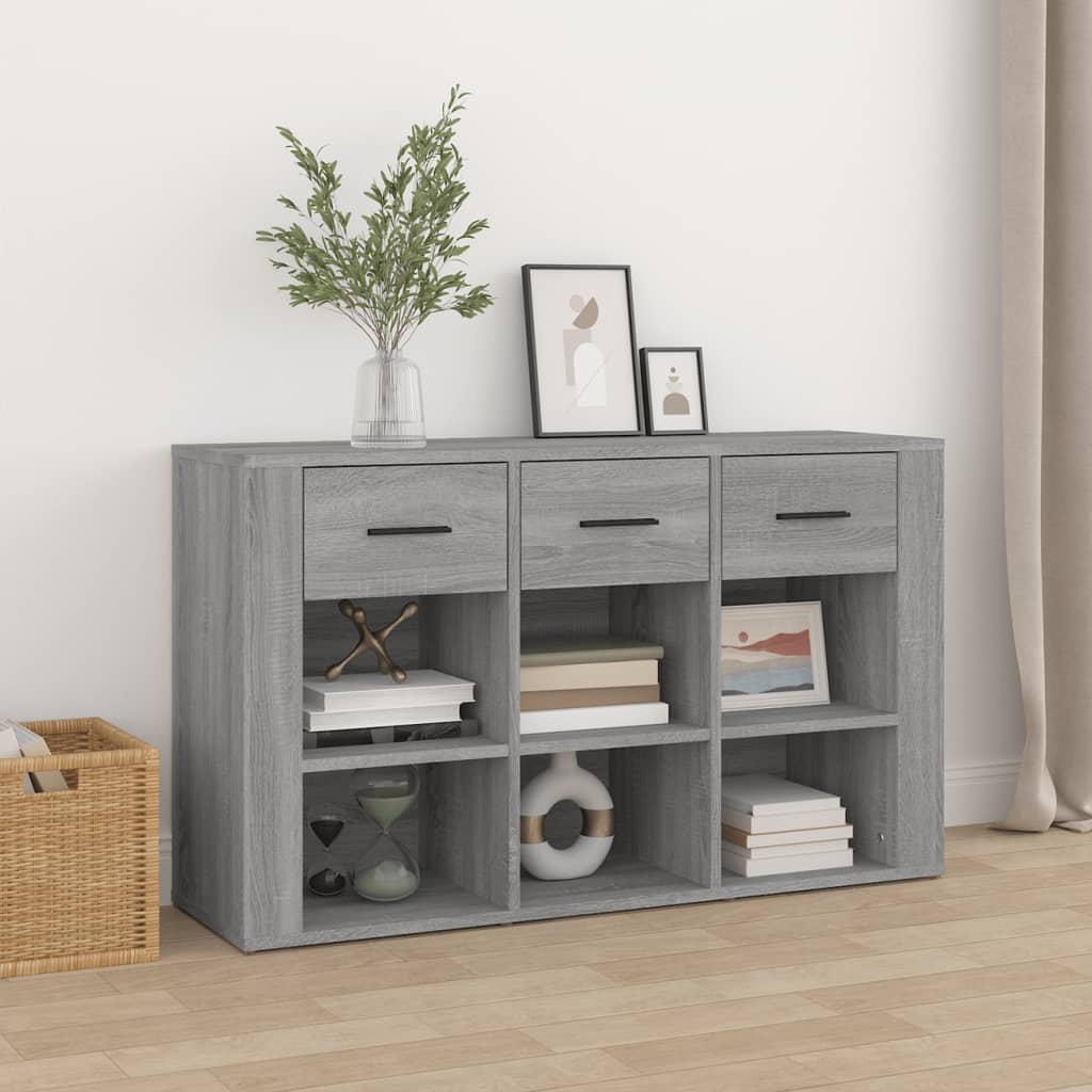 Buffet Sonoma gris 100x30x59,5 cm Bois d'ingénierie - XIOS