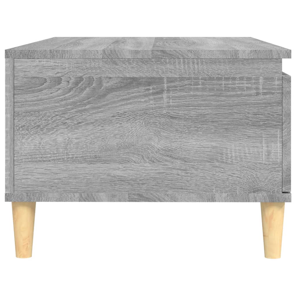Table basse Sonoma gris 90x50x36,5 cm Bois d'ingénierie - XIOS