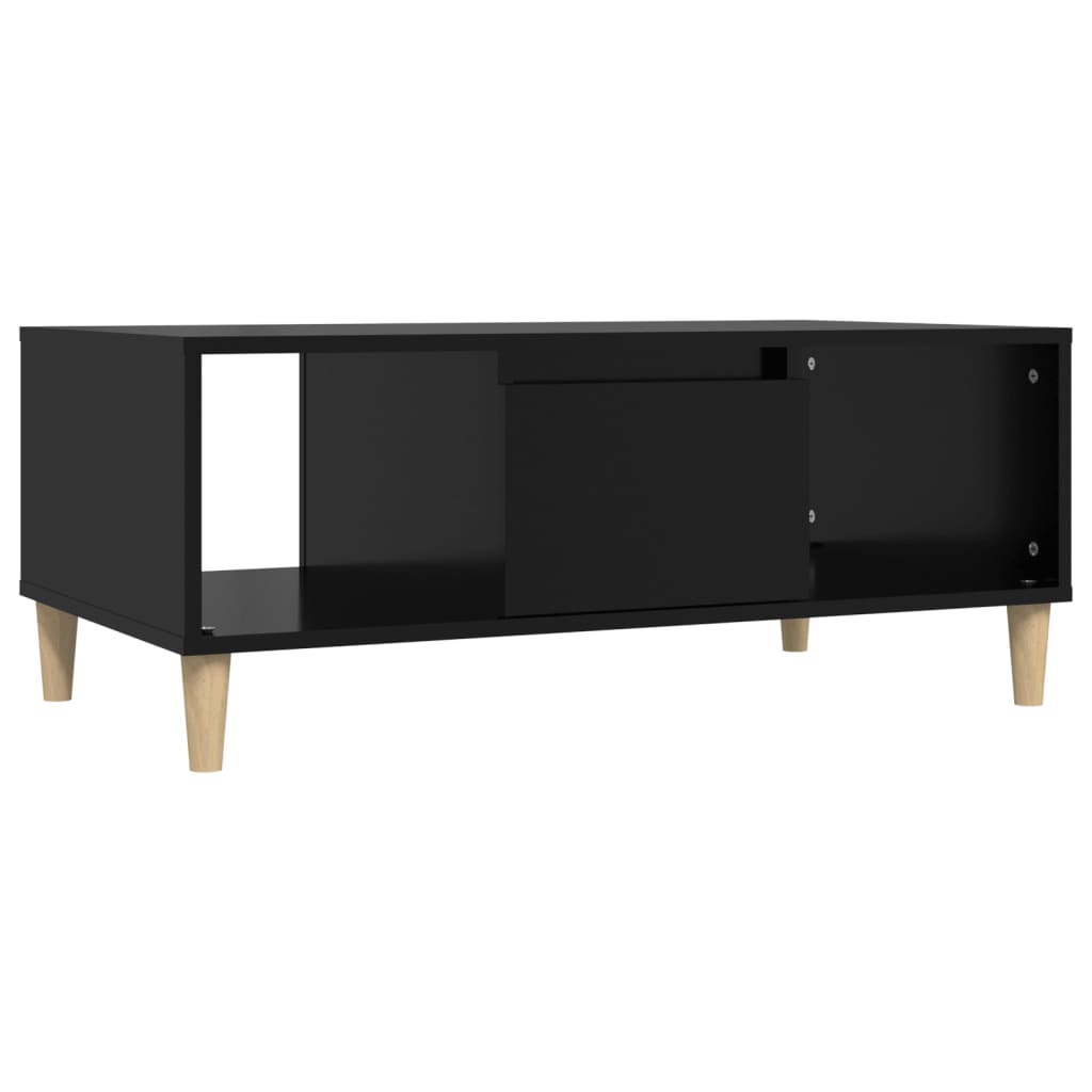 Table basse Noir 90x50x36,5 cm Bois d'ingénierie - XIOS