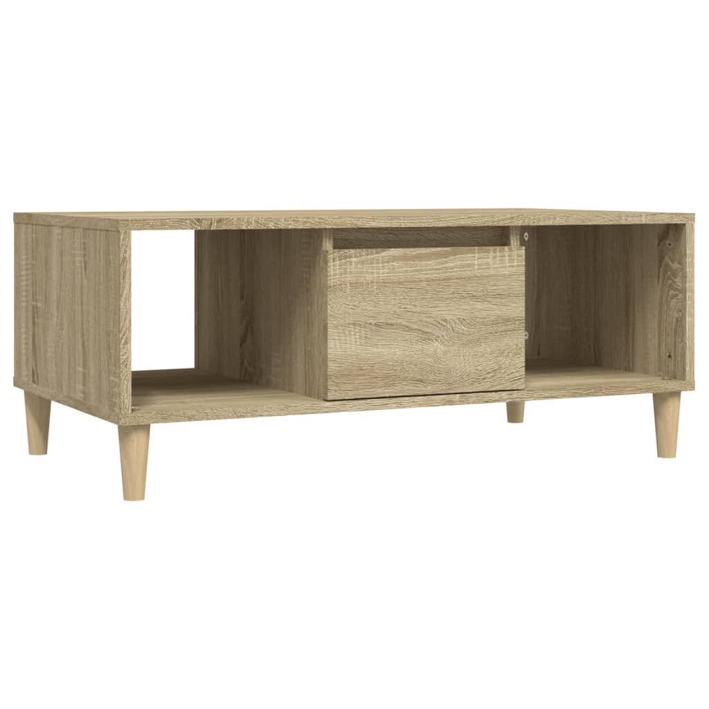 Table basse Chêne sonoma 90x50x36,5 cm Bois d'ingénierie - XIOS