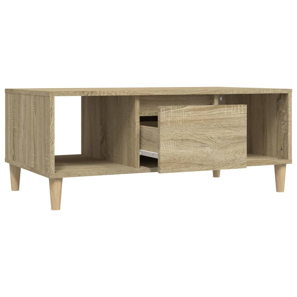 Table basse Chêne sonoma 90x50x36,5 cm Bois d'ingénierie - XIOS