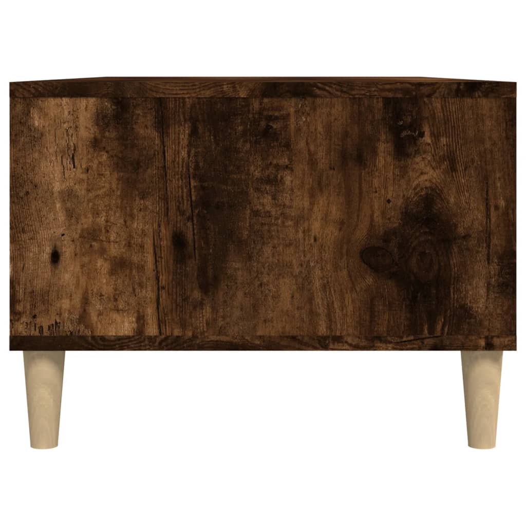 Table basse Chêne fumé 90x50x36,5 cm Bois d'ingénierie - XIOS