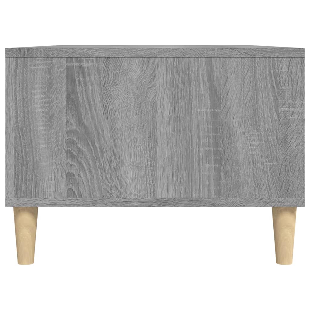 Table basse Sonoma gris 90x50x36,5 cm Bois d'ingénierie - XIOS