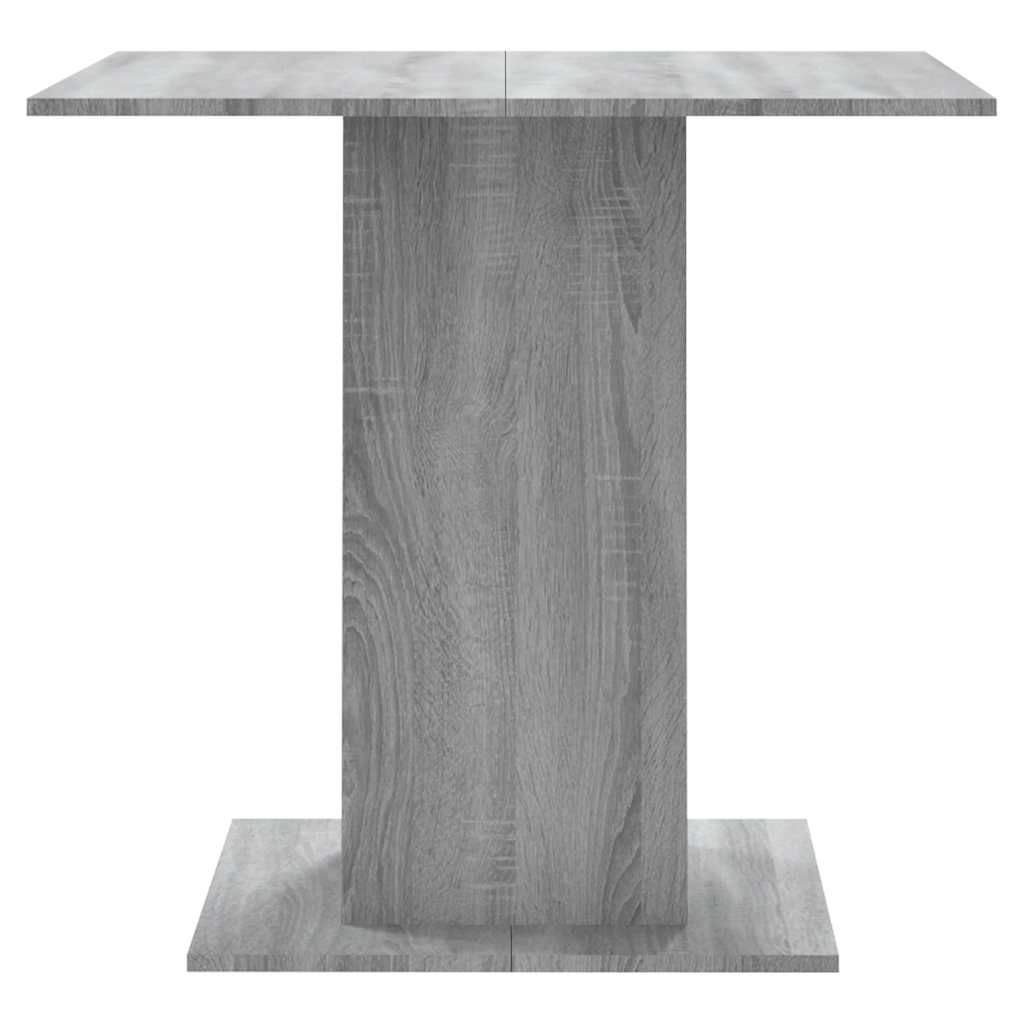 Table à dîner Sonoma gris 80x80x75 cm Bois d'ingénierie - XIOS