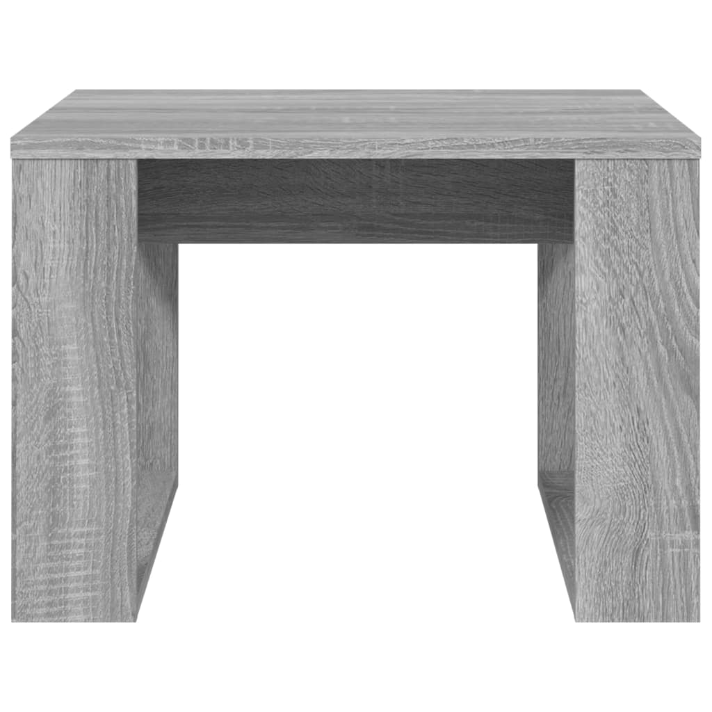 Table d'appoint Sonoma gris 50x50x35 cm Bois d'ingénierie - XIOS