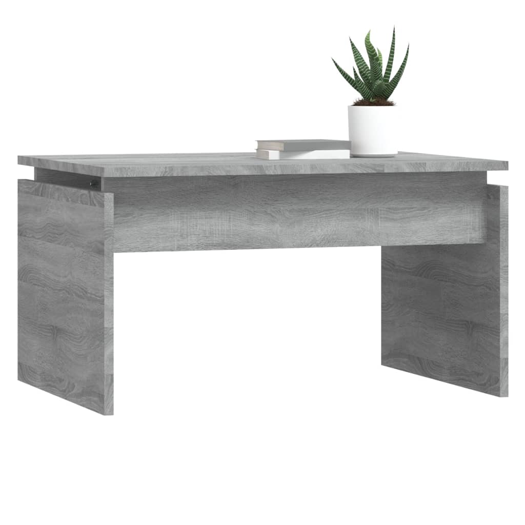 Table basse Sonoma gris 68x50x38 cm Bois d'ingénierie - XIOS