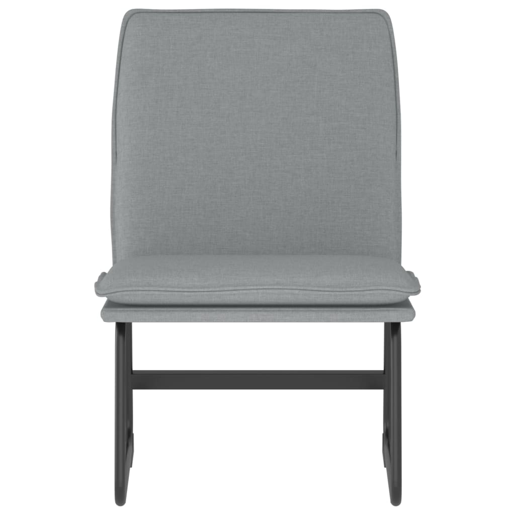 Chaise longue Gris clair 52x75x76 cm Tissu - XIOS