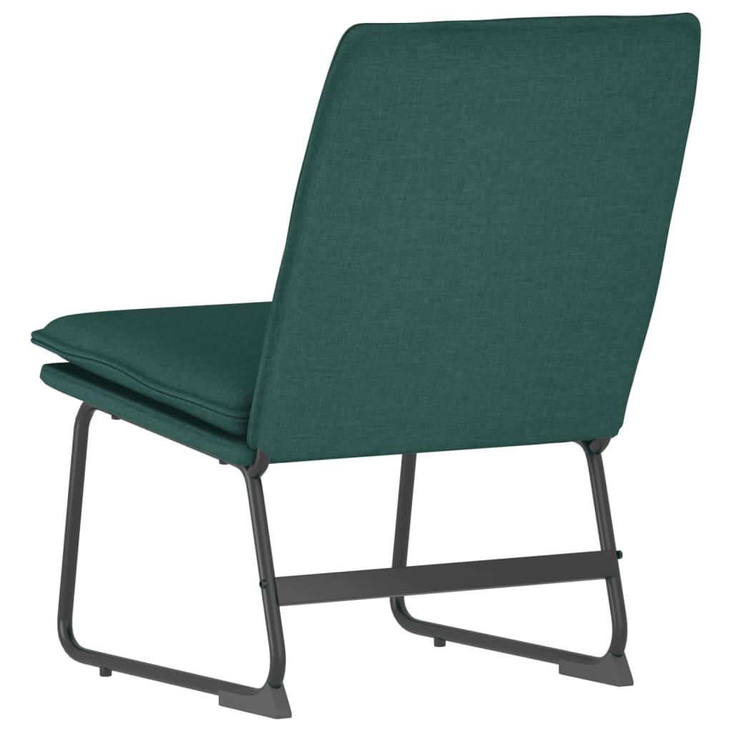 Chaise longue Vert foncé 52x75x76 cm Tissu - XIOS