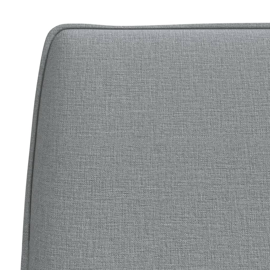 Banc Gris clair 100x75x76 cm Tissu - XIOS
