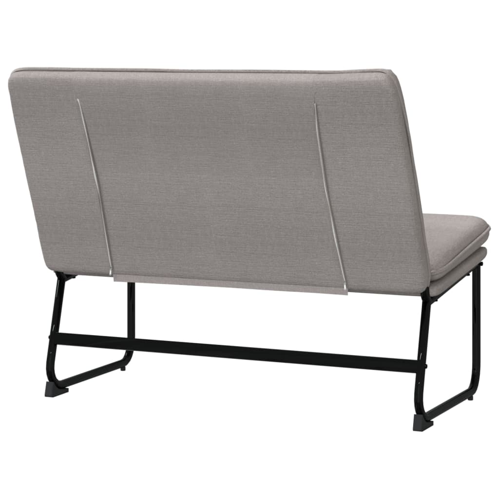 Banc Taupe 100x75x76 cm Tissu - XIOS