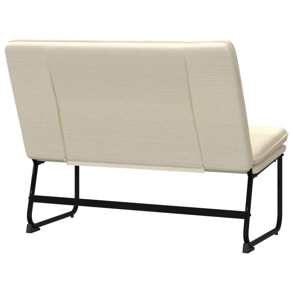 Banc Crème 100x75x76 cm Tissu - XIOS