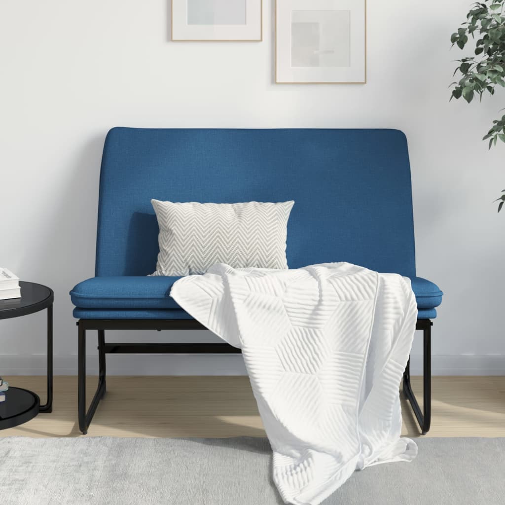 Banc Bleu 100x75x76 cm Tissu - XIOS