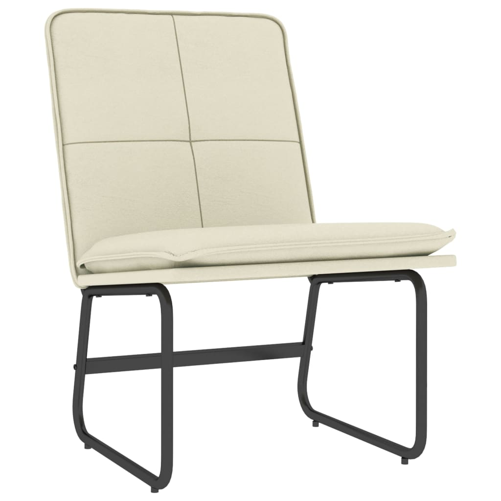Chaise longue Crème 54x75x76 cm Similicuir - XIOS