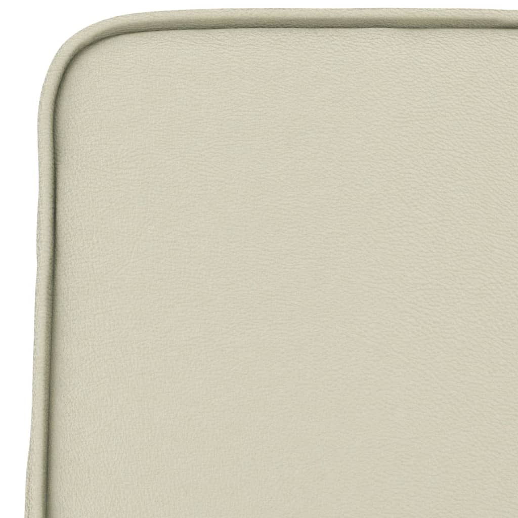 Chaise longue Crème 54x75x76 cm Similicuir - XIOS