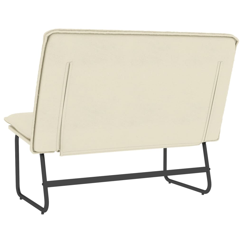 Banc Crème 100x75x76 cm Similicuir - XIOS