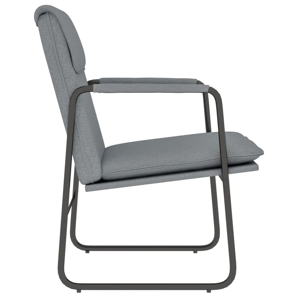 Chaise longue Gris clair 55x64x80 cm Tissu - XIOS
