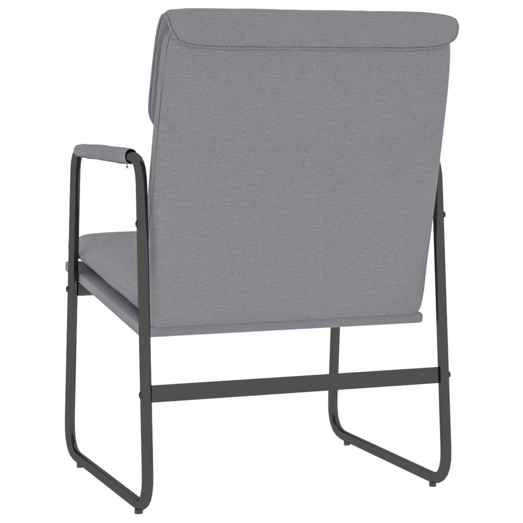 Chaise longue Gris clair 55x64x80 cm Tissu - XIOS