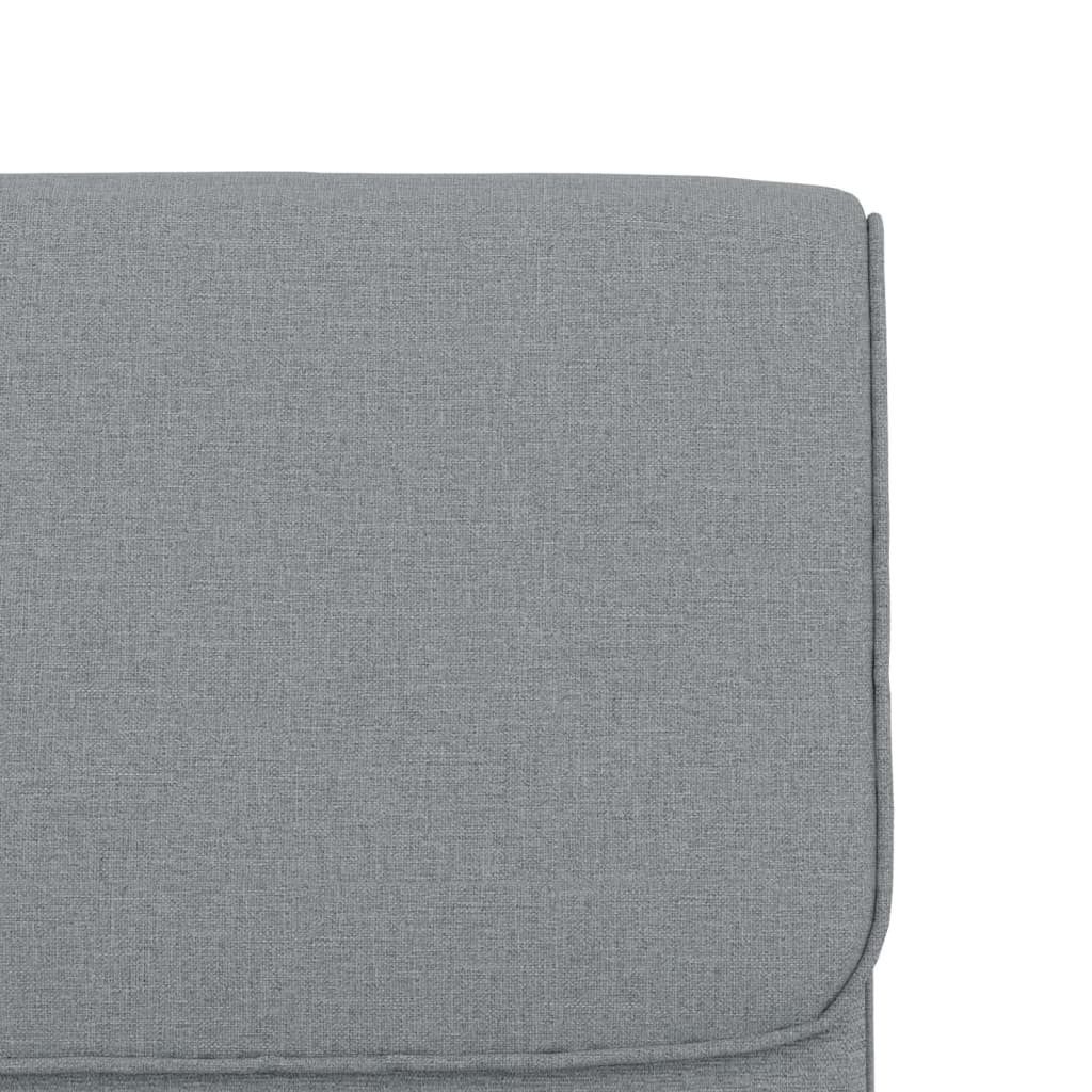 Chaise longue Gris clair 55x64x80 cm Tissu - XIOS