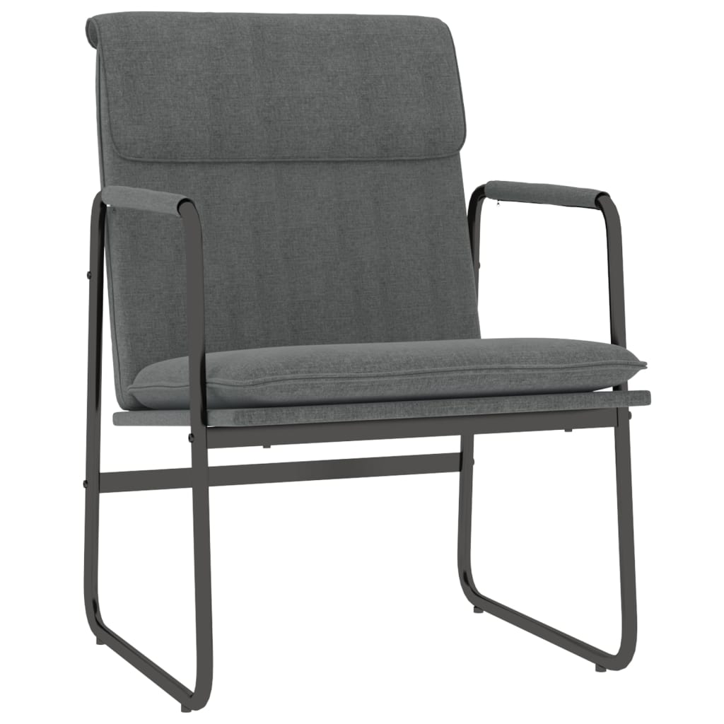 Chaise longue Gris foncé 55x64x80 cm Tissu - XIOS