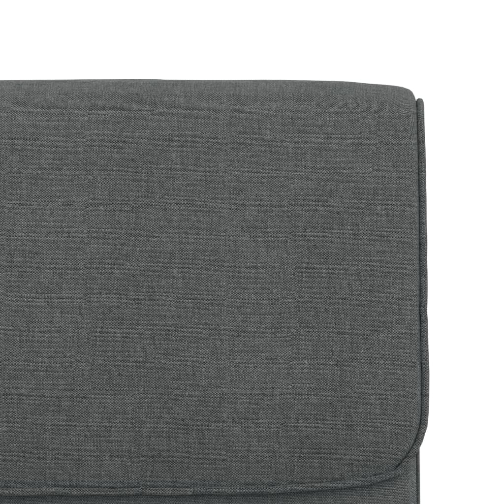 Chaise longue Gris foncé 55x64x80 cm Tissu - XIOS