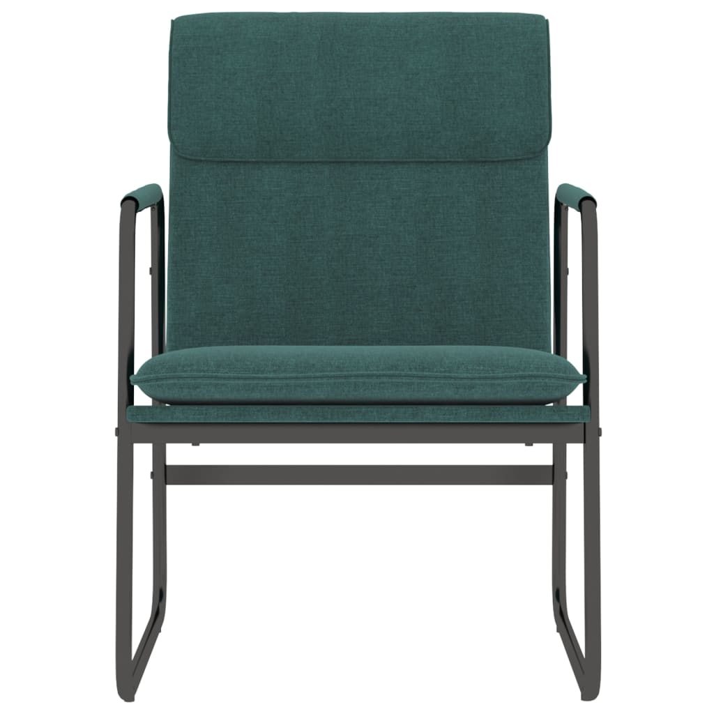 Chaise longue Vert foncé 55x64x80 cm Tissu - XIOS