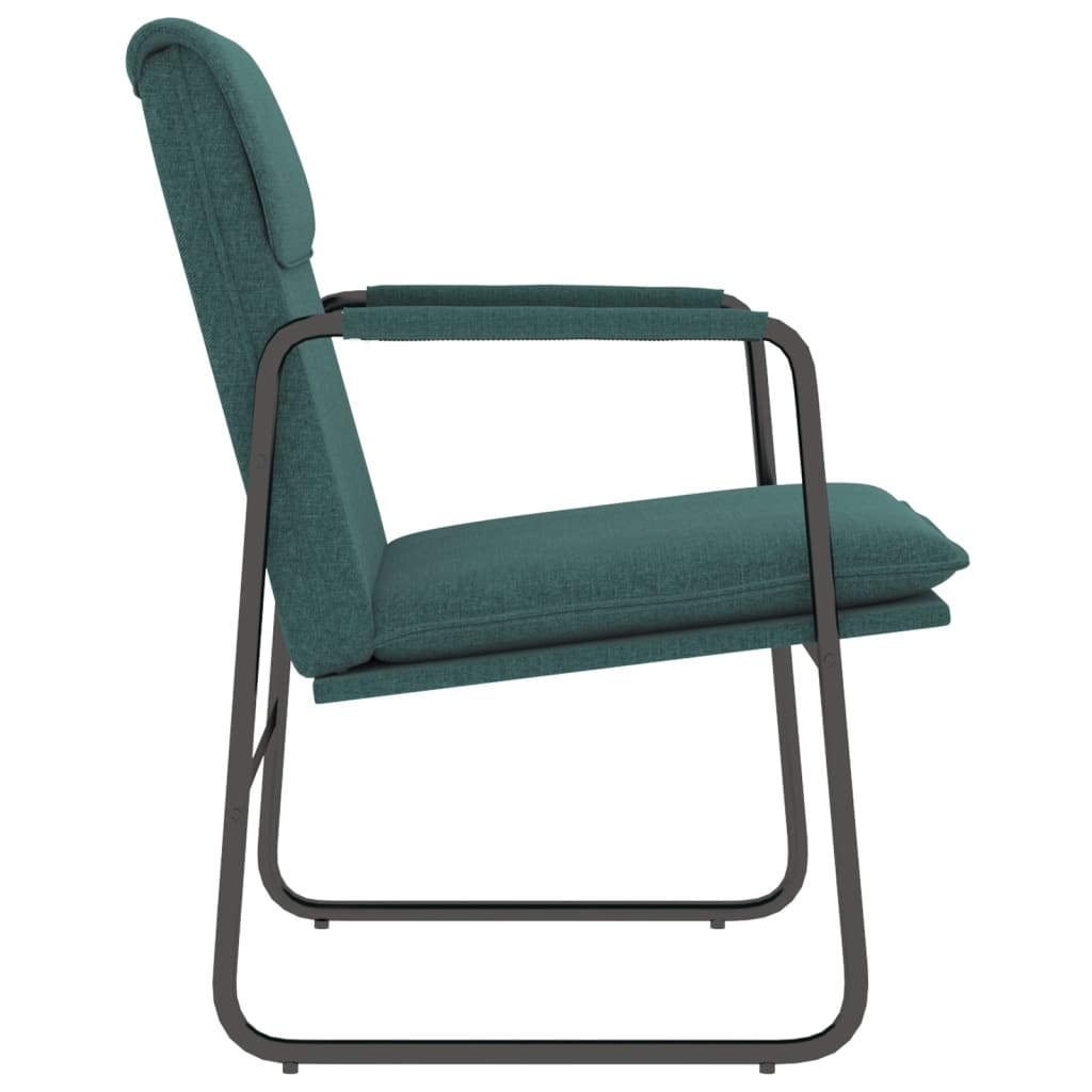 Chaise longue Vert foncé 55x64x80 cm Tissu - XIOS