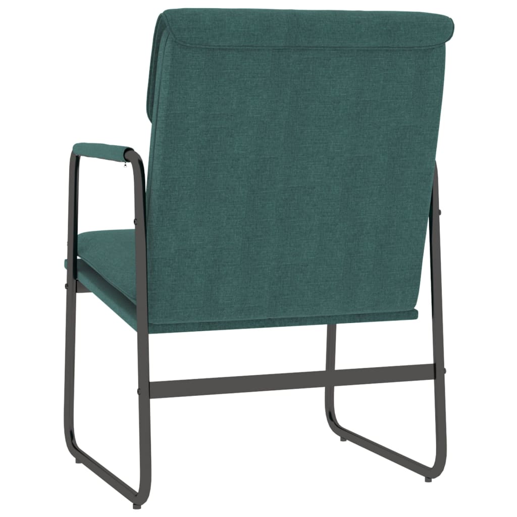 Chaise longue Vert foncé 55x64x80 cm Tissu - XIOS
