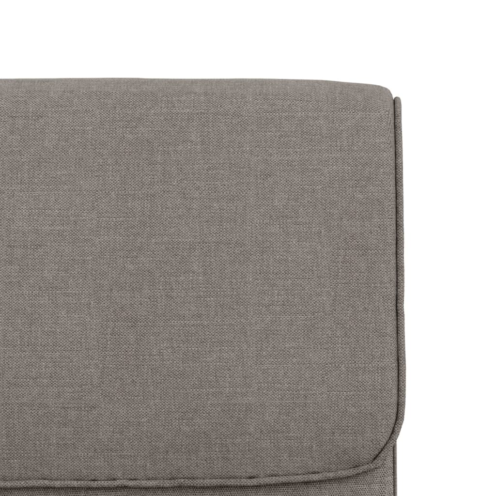Chaise longue Taupe 55x64x80 cm Tissu - XIOS