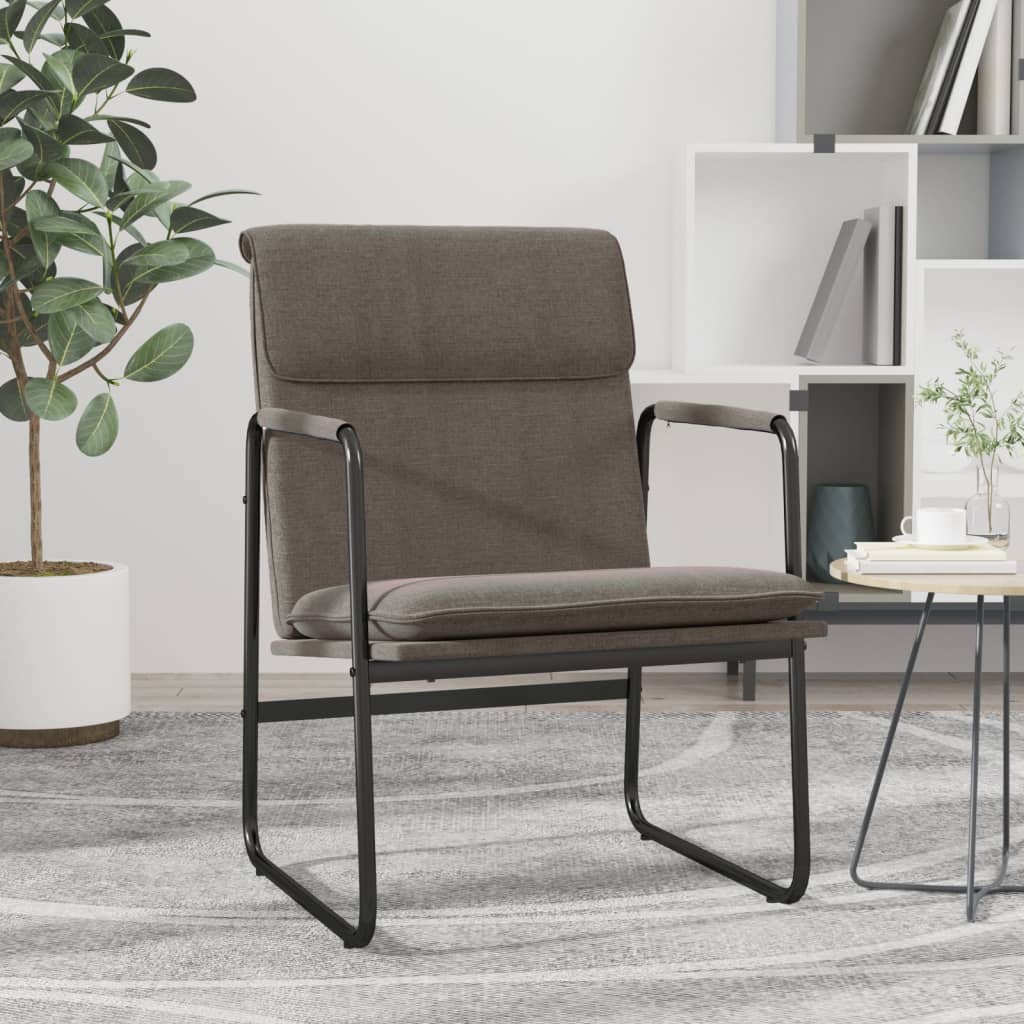 Chaise longue Taupe 55x64x80 cm Tissu - XIOS