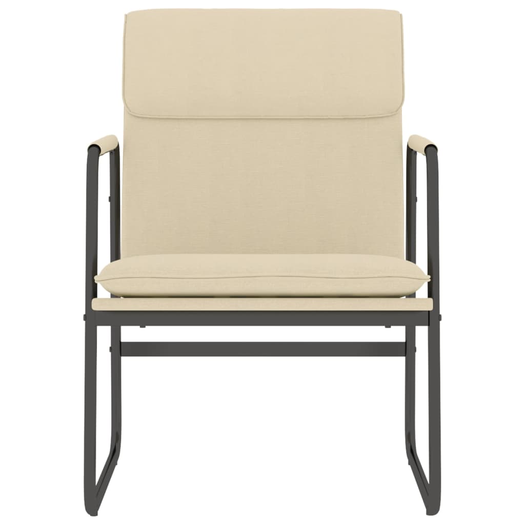Chaise longue Crème 55x64x80 cm Tissu - XIOS