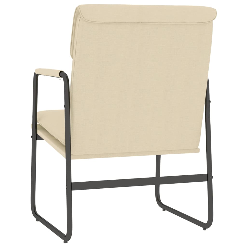 Chaise longue Crème 55x64x80 cm Tissu - XIOS