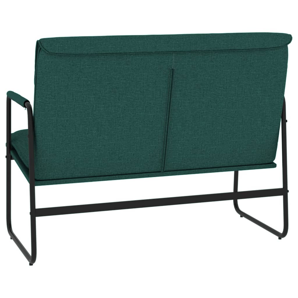 Banc Vert foncé 100x64x80 cm Tissu - XIOS