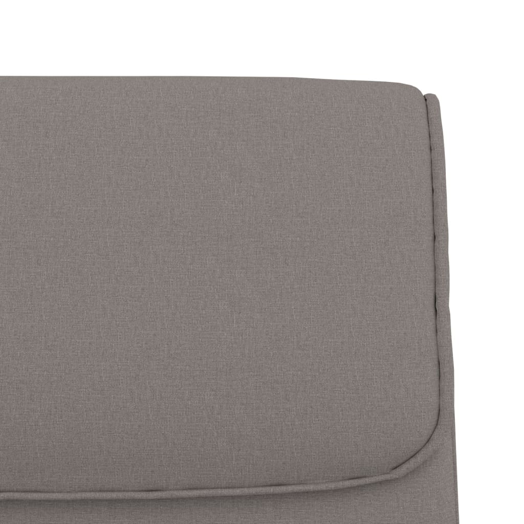 Banc Taupe 100x64x80 cm Tissu - XIOS