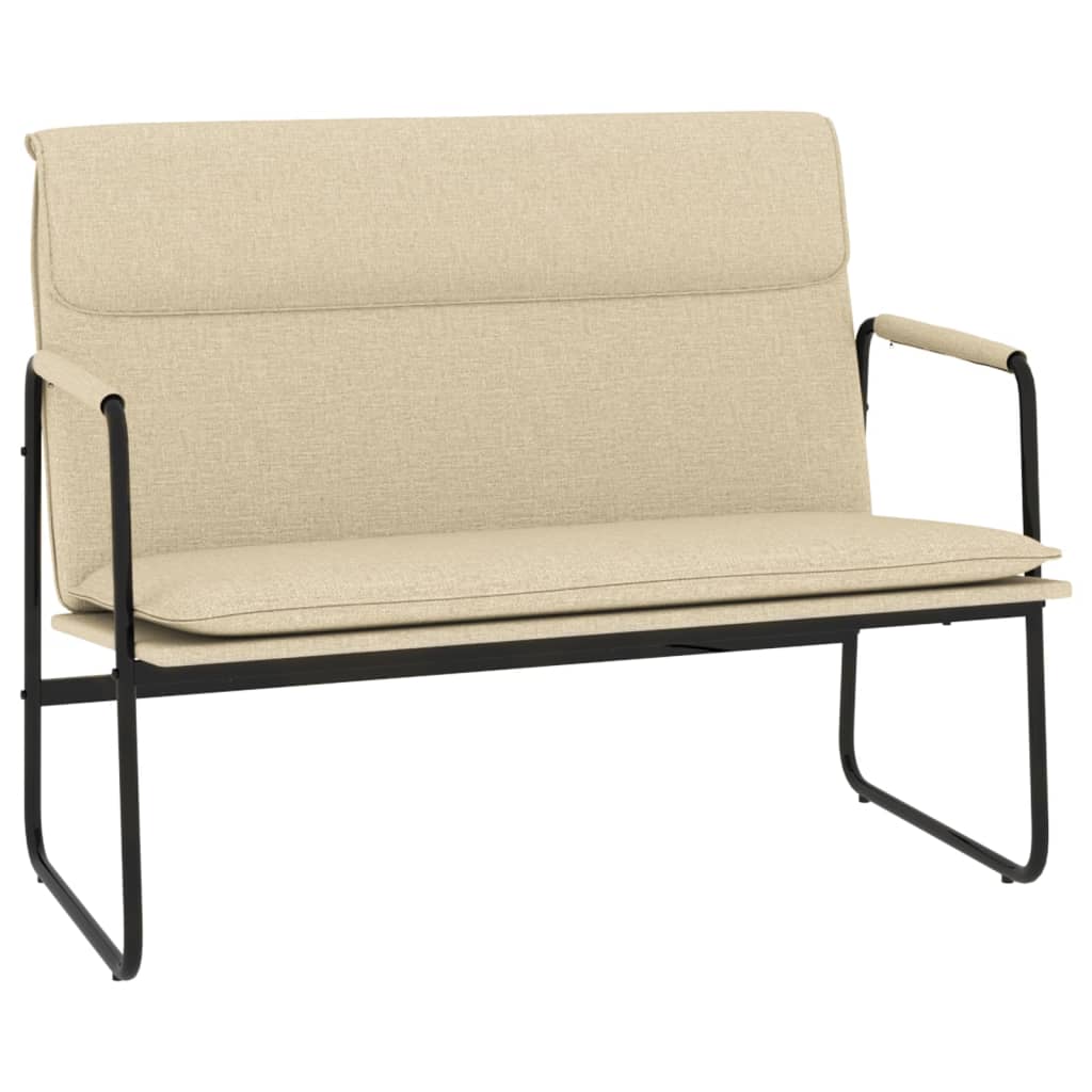 Banc Crème 100x64x80 cm Tissu - XIOS