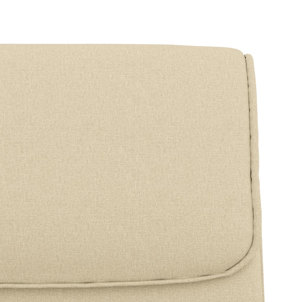 Banc Crème 100x64x80 cm Tissu - XIOS