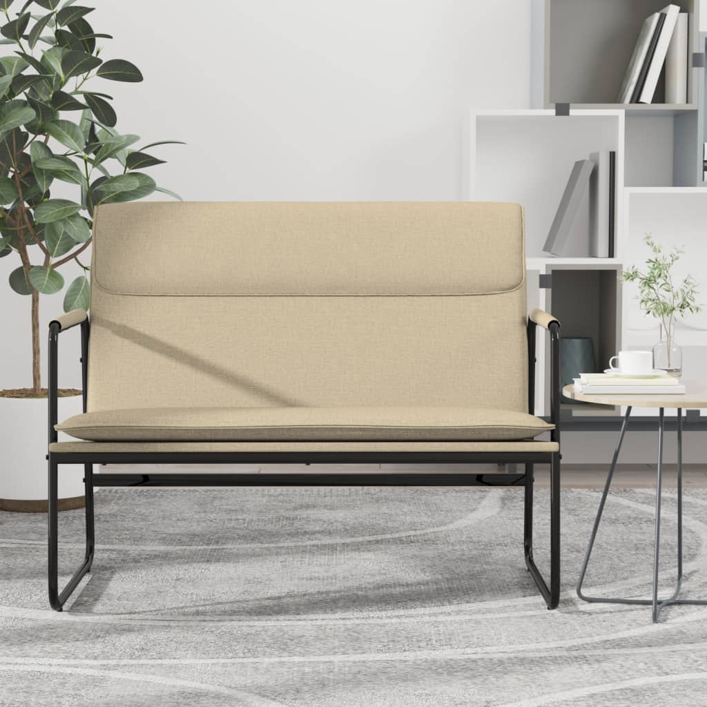 Banc Crème 100x64x80 cm Tissu - XIOS