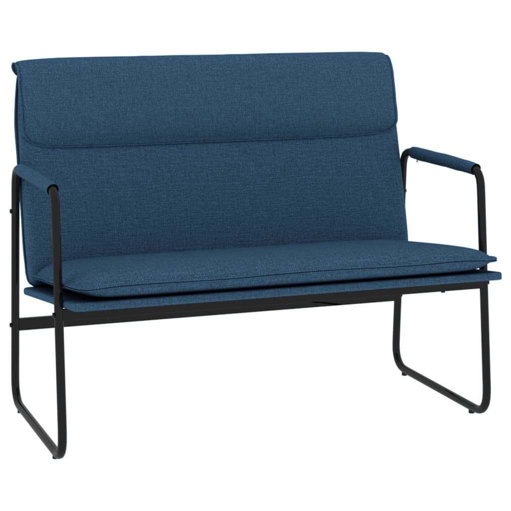Banc Bleu 100x64x80 cm Tissu - XIOS