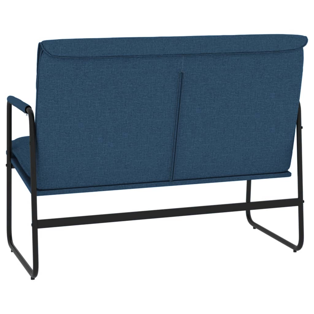 Banc Bleu 100x64x80 cm Tissu - XIOS