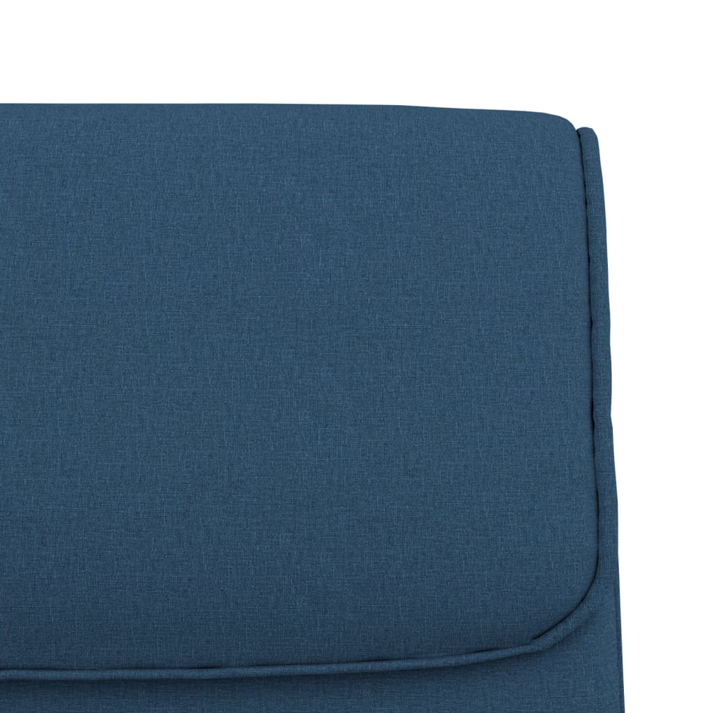Banc Bleu 100x64x80 cm Tissu - XIOS