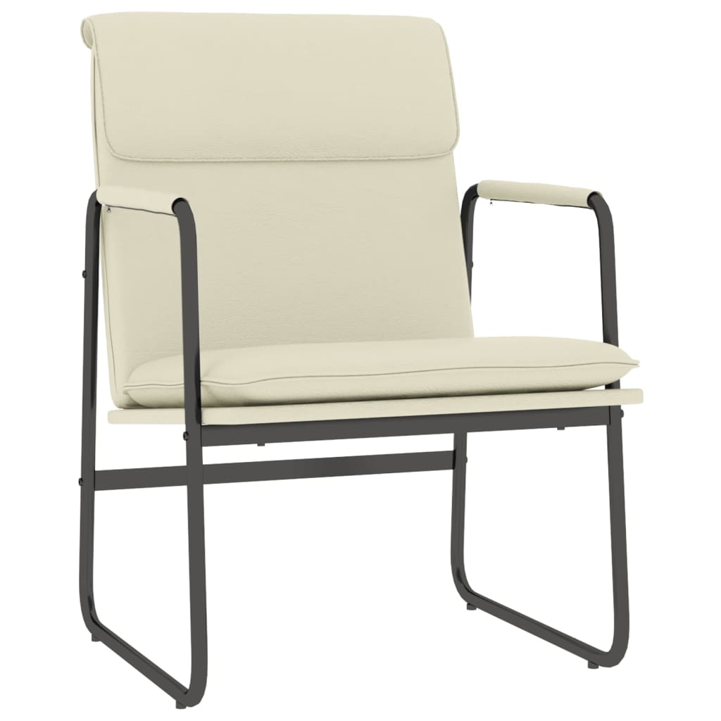 Chaise longue Crème 55x64x80 cm Similicuir - XIOS