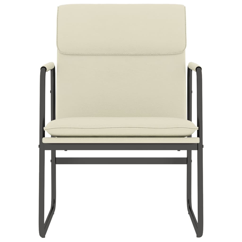 Chaise longue Crème 55x64x80 cm Similicuir - XIOS