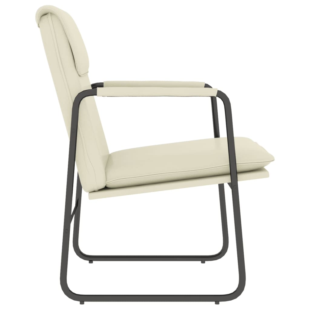 Chaise longue Crème 55x64x80 cm Similicuir - XIOS