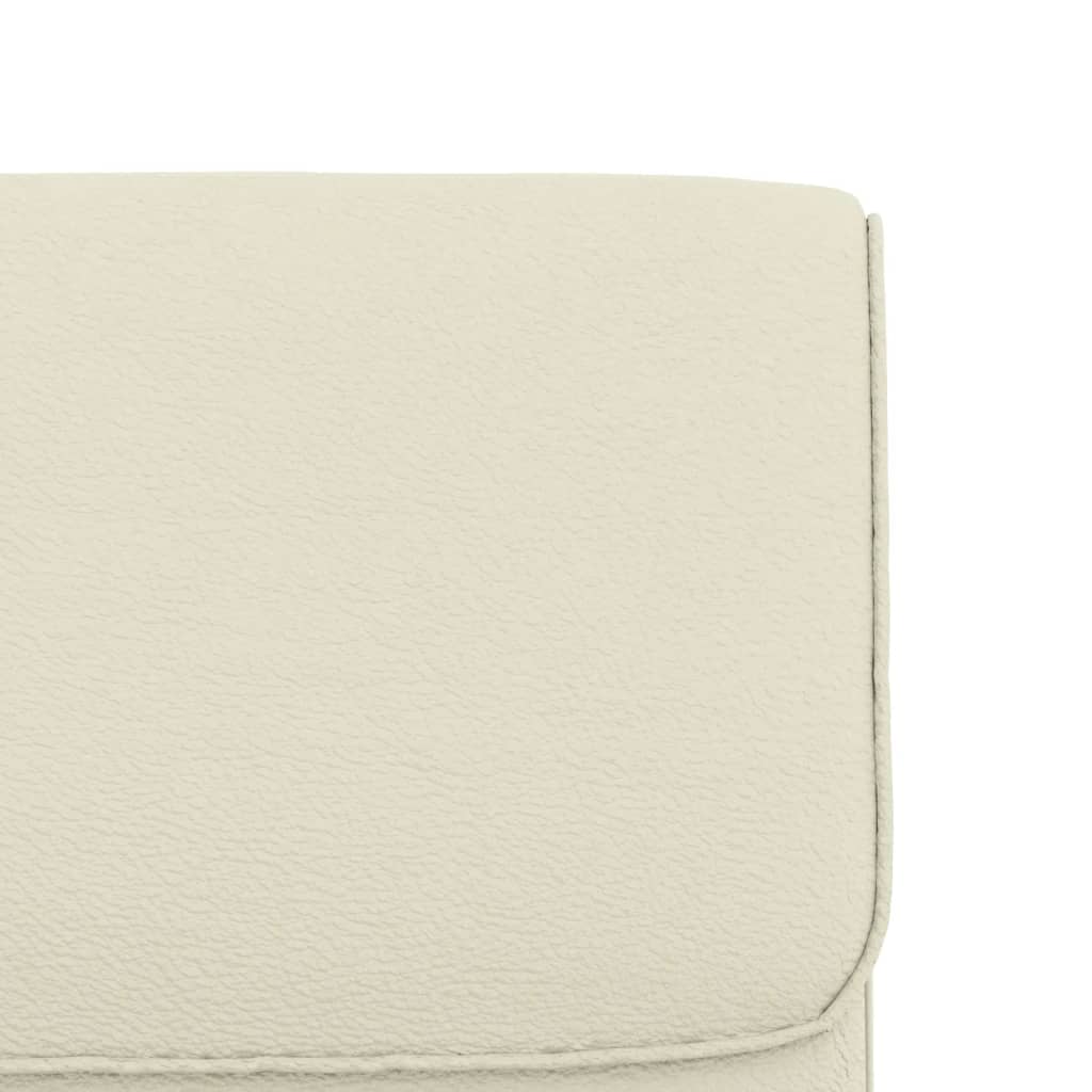 Chaise longue Crème 55x64x80 cm Similicuir - XIOS